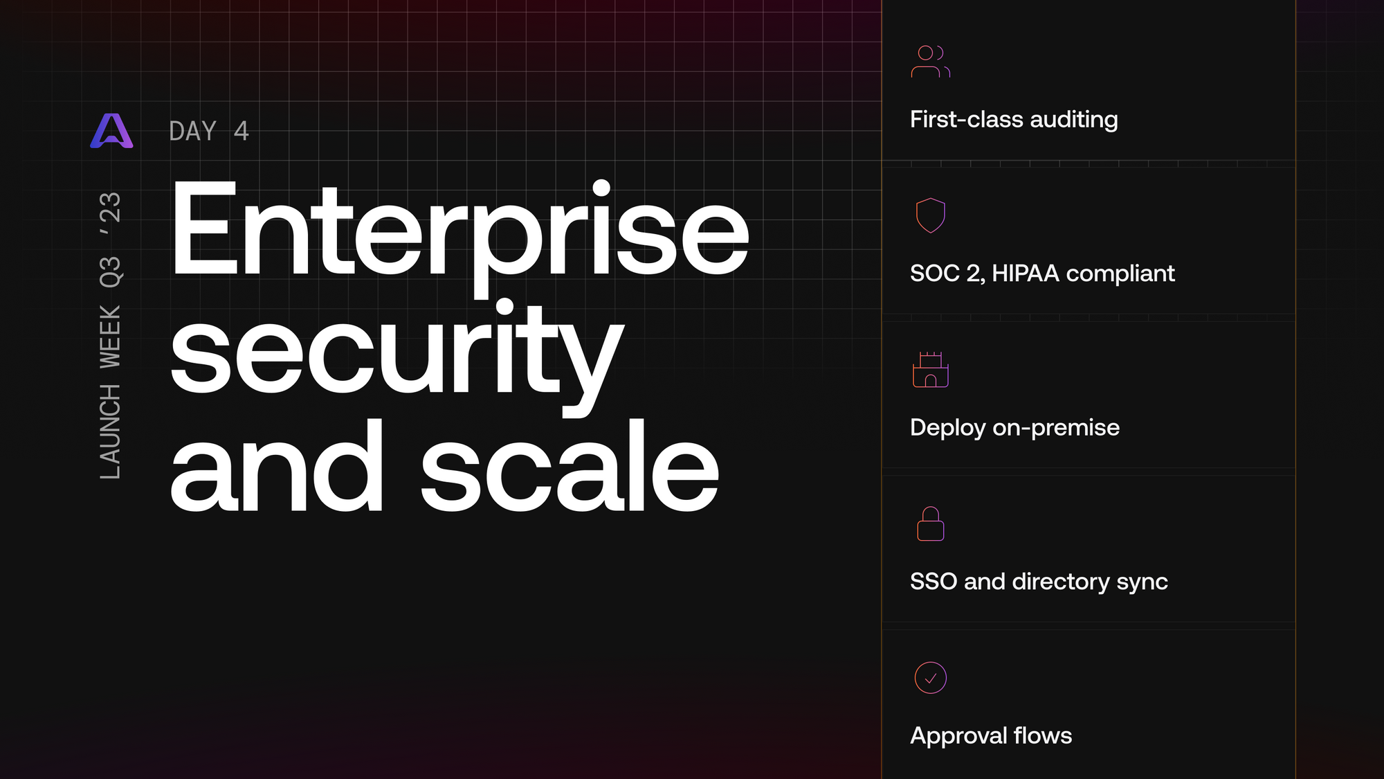 Airplane Launch Week Day 4: Enterprise Security and Scale