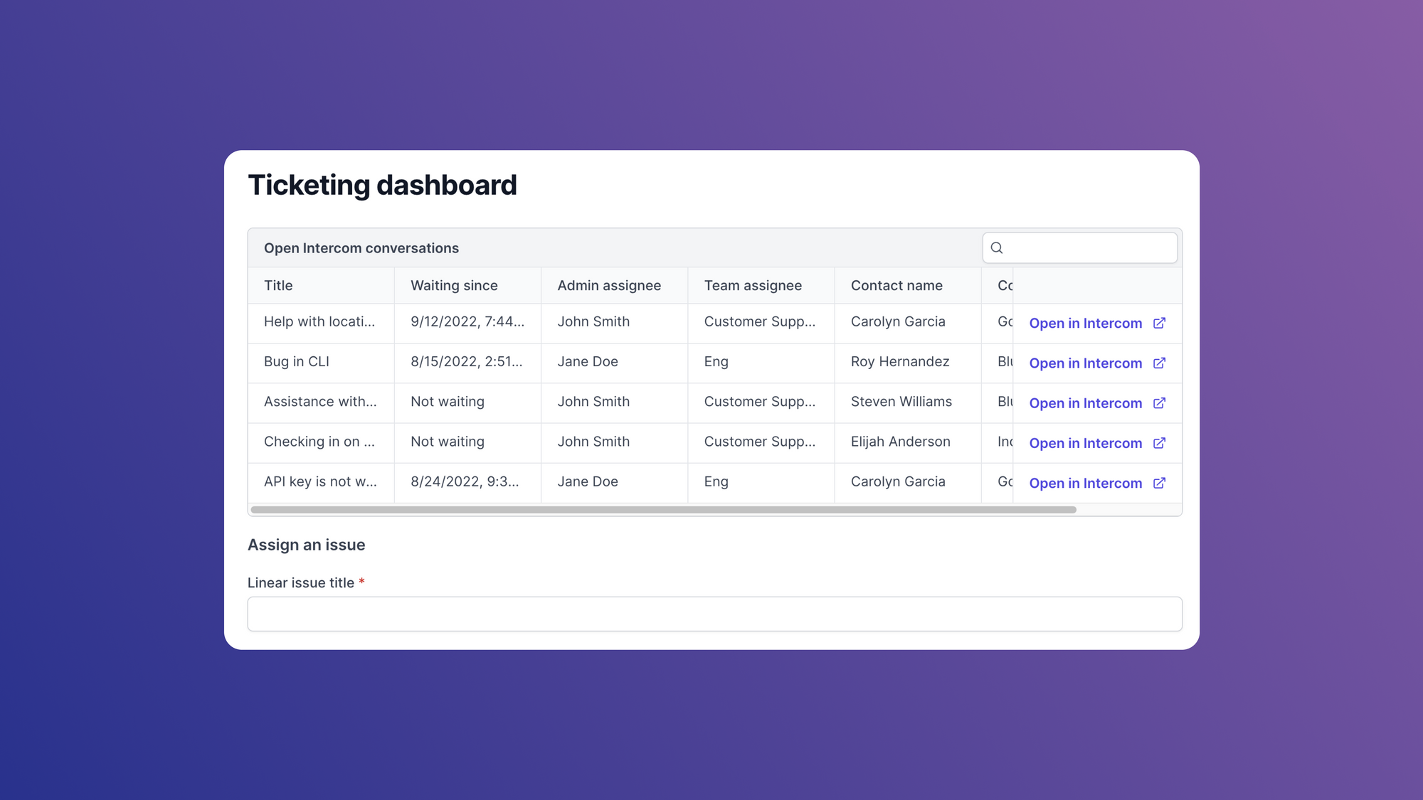 How to build a ticketing dashboard using Airplane Views
