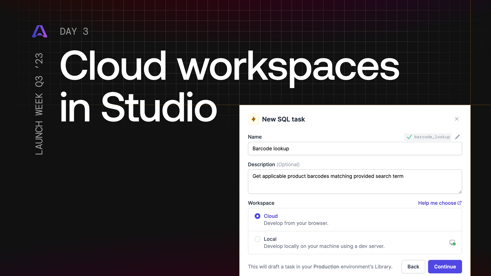 Airplane Launch Week Day 3: Cloud Workspaces in Studio