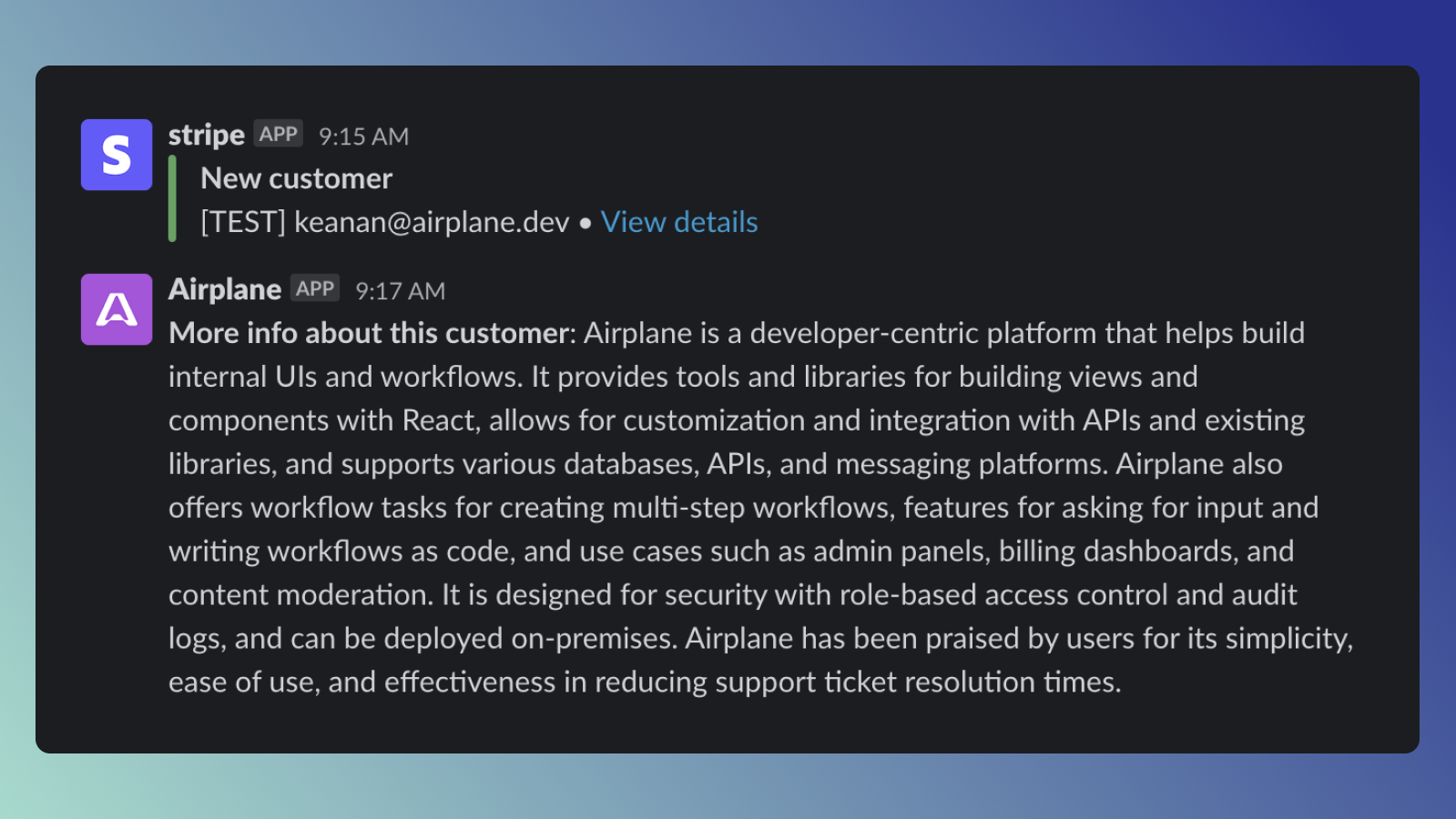Make Stripe webhooks more useful using AI